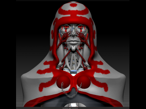 robot steampanck 3D 模型