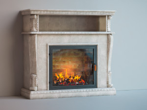 fireplace Model 3D