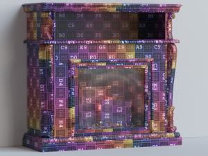 fireplace Model 3D