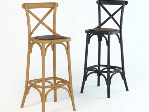 banco de bar dzhek Modelo 3D