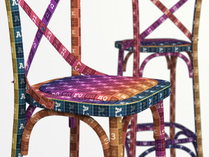 bar stool dzhek 3D 模型
