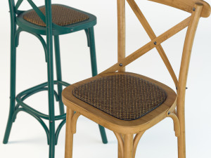 bar stool dzhek 3D 模型