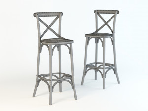bar stool dzhek 3D 模型