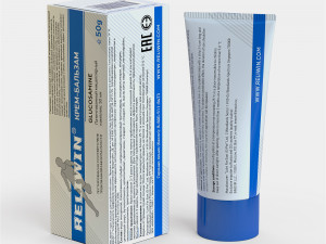 tube cream-balsam 3D 모델