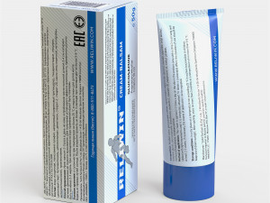 tube cream-balsam 3D 모델