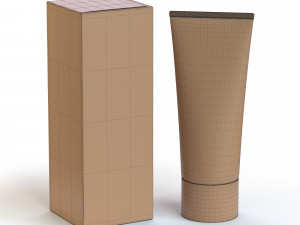 tube cream-balsam 3D 모델