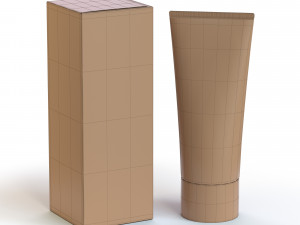 tube cream-balsam 3D 모델