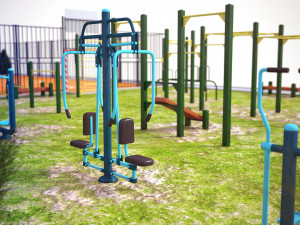 sport ground Modelo 3D