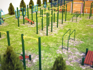 sport ground Modelo 3D