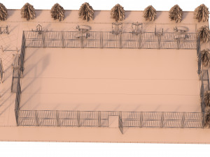 sport ground Modelo 3D