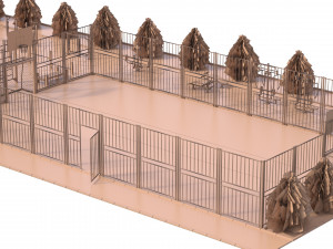sport ground Modelo 3D