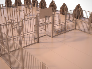 sport ground Modelo 3D