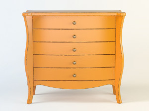commode orange 3D Модель
