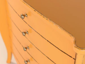 commode orange 3D Model