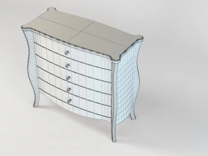 commode orange 3D Model