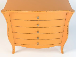 commode orange 3D Model