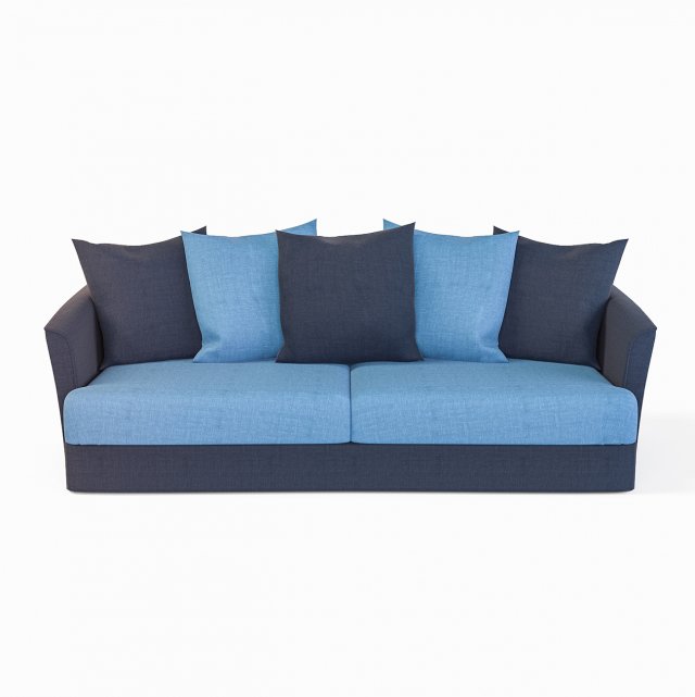 sofa california Modèle 3D .c4d .max .obj .3ds .fbx .stl .blend 