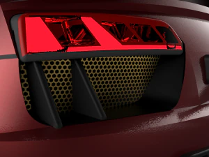 奥迪r8 3D 模型