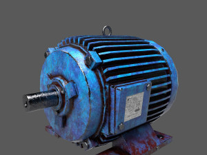 electric motor Modello 3D