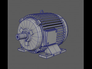 electric motor Modello 3D