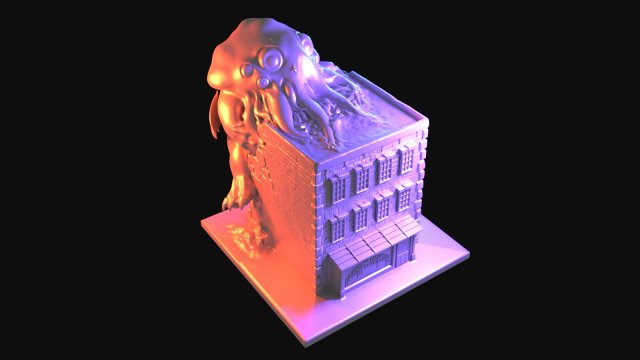 cthulhu for 3d printing Model Cetak 3D .c4d .max .obj .3ds .fbx .stl .blend 