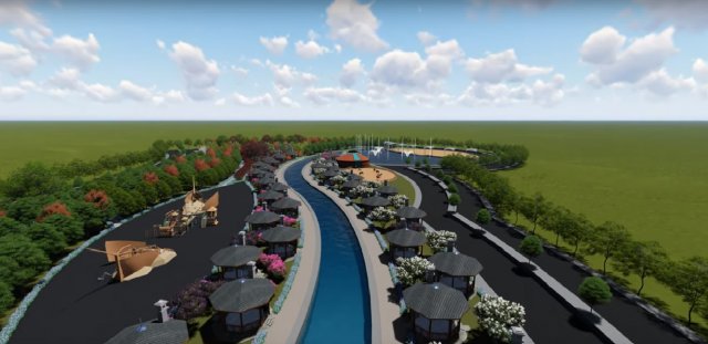 park 3D Модель .c4d .max .obj .3ds .fbx .stl .blend 