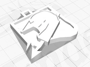 anahtarlık g&ouml;kkuşağı altı kuşatma mozzie 3D Baskı Modeli