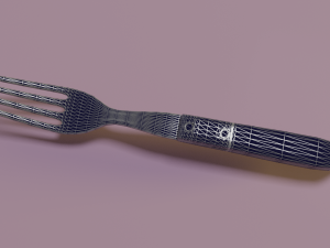 metal fork 3D Model