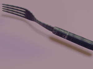 metal fork 3D Model