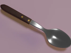 metal spoon 3D Model