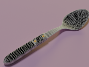 metal spoon 3D 模型