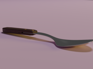 metal spoon 3D 模型