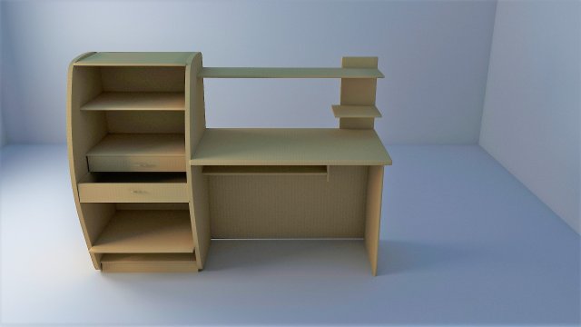 work table 3D Модель .c4d .max .obj .3ds .fbx .stl .blend 