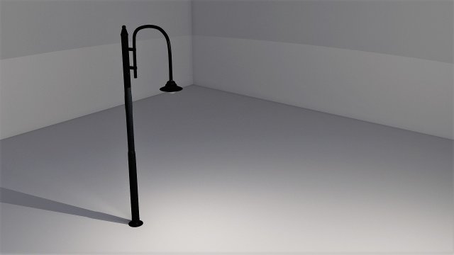 street lamp Modello 3D .c4d .max .obj .3ds .fbx .stl .blend 