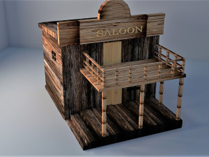western house 3D Модель