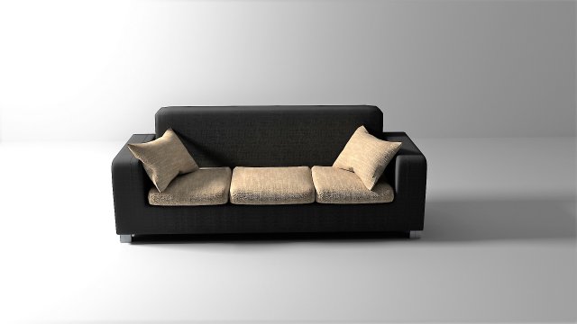sofa couch 3D Model .c4d .max .obj .3ds .fbx .stl .blend 