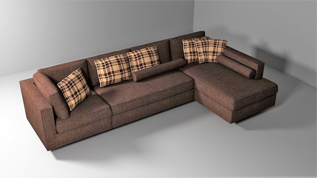 sofa couch Model 3D .c4d .max .obj .3ds .fbx .stl .blend 