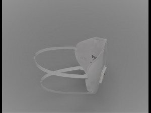 surgical mask n95 - medical face mask 3d Model 3D