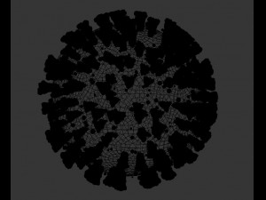 coronavirus covid-19 - virus Modelo 3D