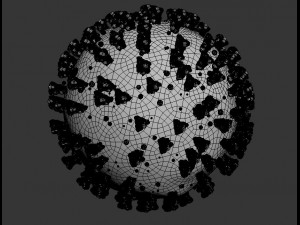 coronavirus covid-19 - virus Modelo 3D