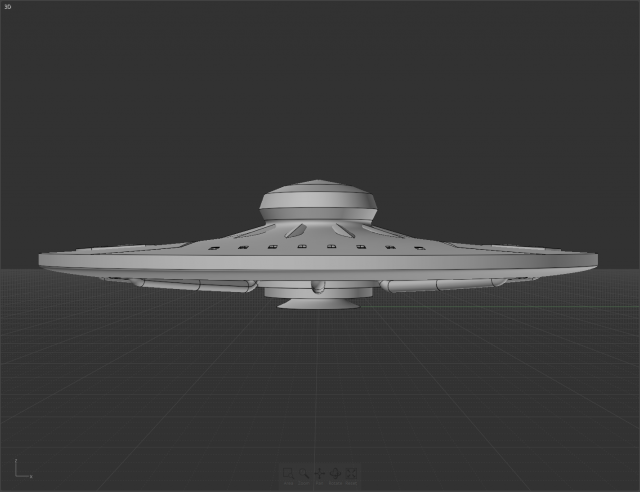 ufo 2 Modelo 3D .c4d .max .obj .3ds .fbx .stl .blend 