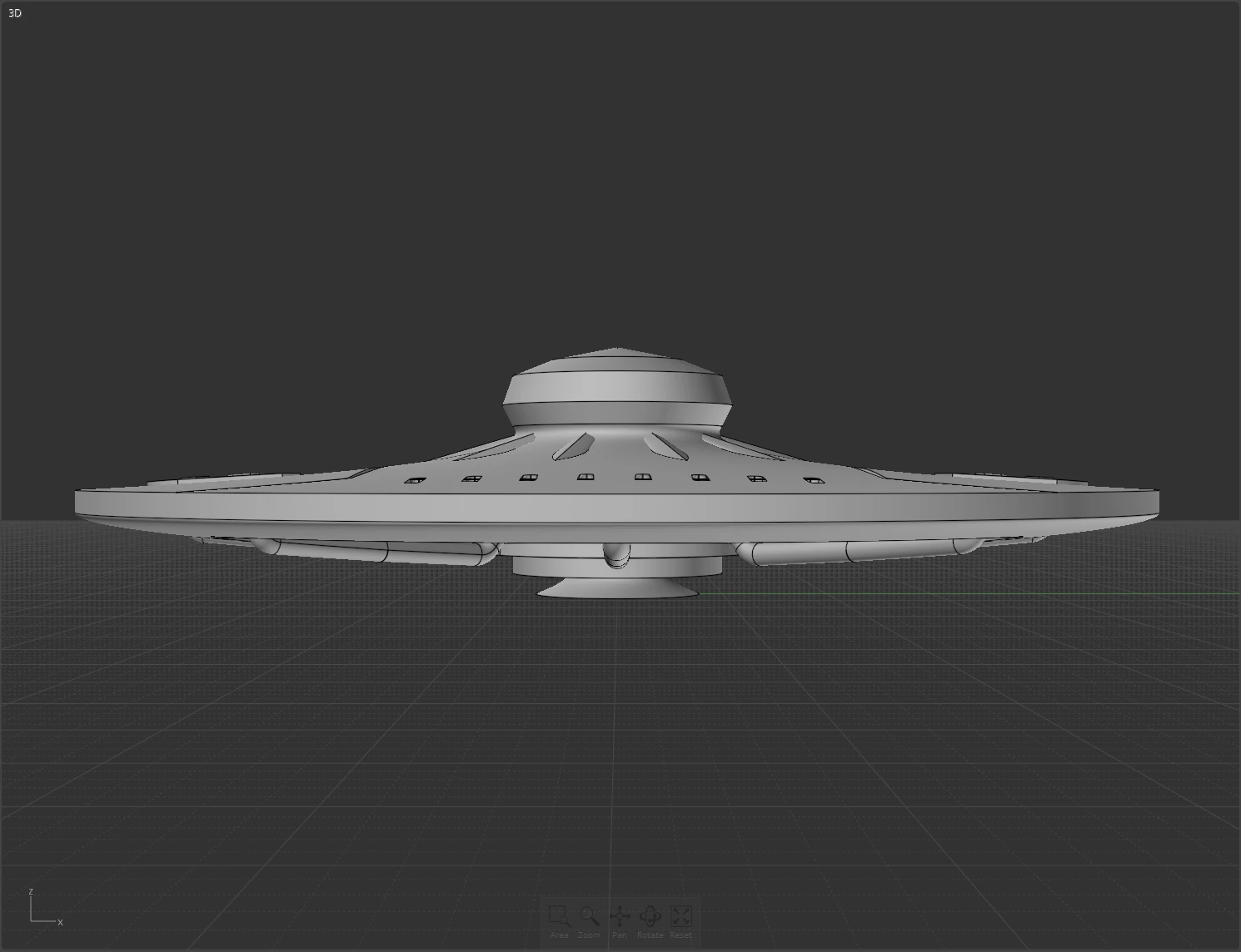 OVNI 2 Modelo 3D .c4d .max .obj .3ds .fbx .stl .blend 