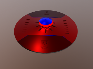 ufo 2 Modelo 3D