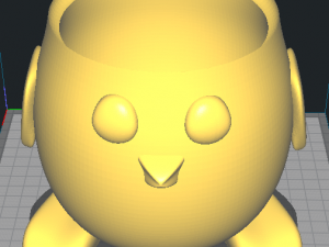 penguin flower pot 3D 프린트 모델
