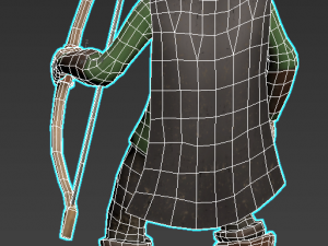 elf archer 3D Model