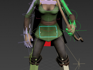 elf archer 3D Model
