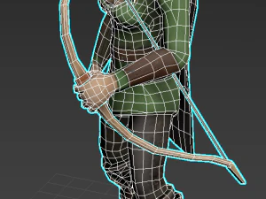 elf archer 3D Model