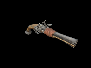 stylized pirate pistol 3D Model