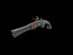 stylized pirate pistol 3D Model