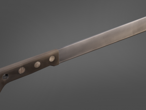 stylized machete 3D Model